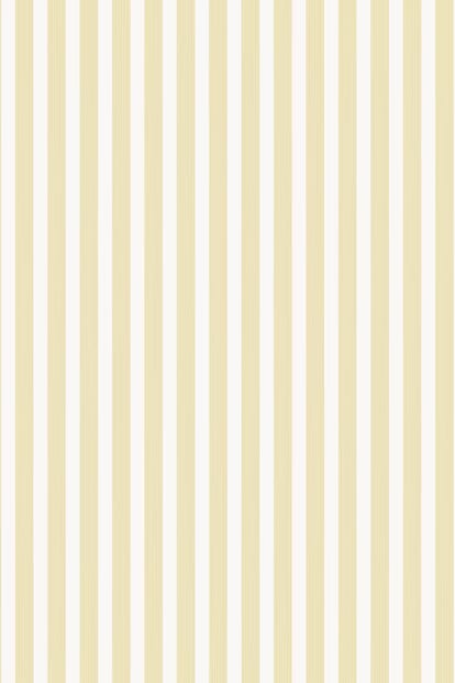 Farrow & Ball Wallpaper Closet Stripe ST 356 Pale Yellow / White