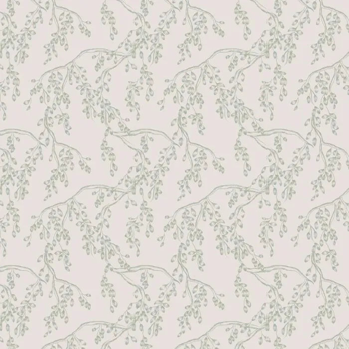 Laura Ashley Rainham Willow Wallpaper - 140333 - Sage
