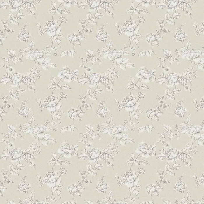 Laura Ashley Pollington Roses Wallpaper -127307 -  Natural