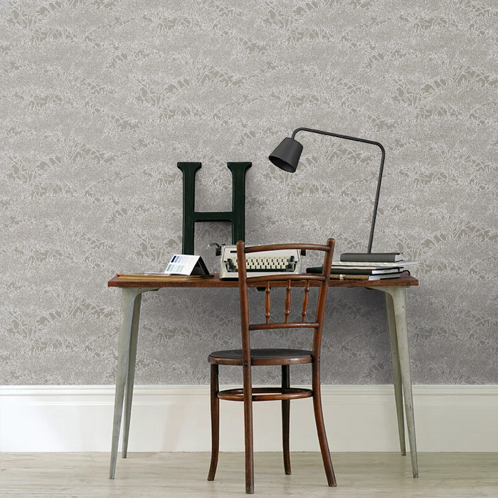 Galerie Cherry Blossom Wallpaper Grey AC60011