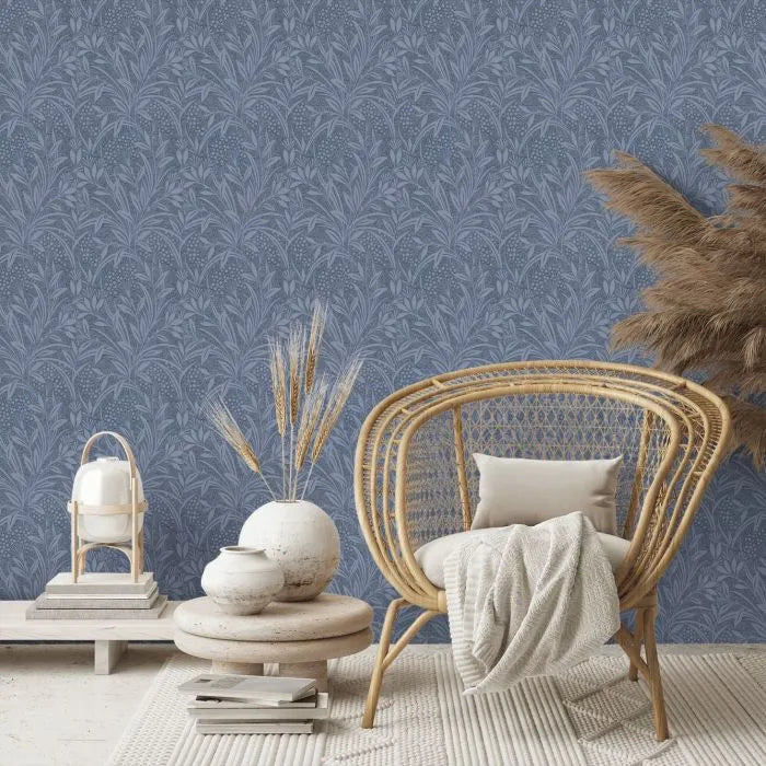 Laura Ashley Wallpaper Barley Dusky Seaspray 113339
