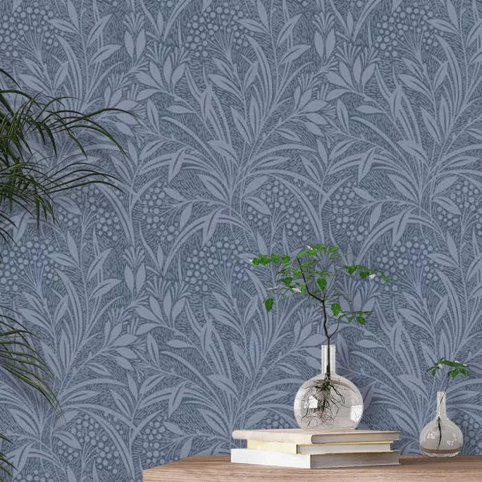 Laura Ashley Wallpaper Barley Dusky Seaspray 113339