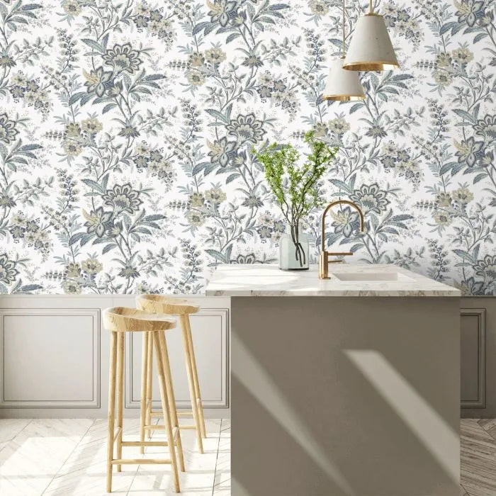 Laura Ashley Marlbrook Wallpaper - 130098 - Pale Linen