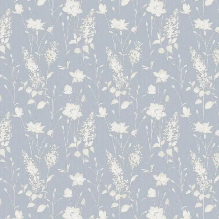 Laura Ashley Wallpaper Dragonfly Garden 113343 Chalk Blue
