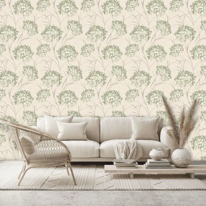 Laura Ashley Giselle Wallpaper -140331 - Hedgerow