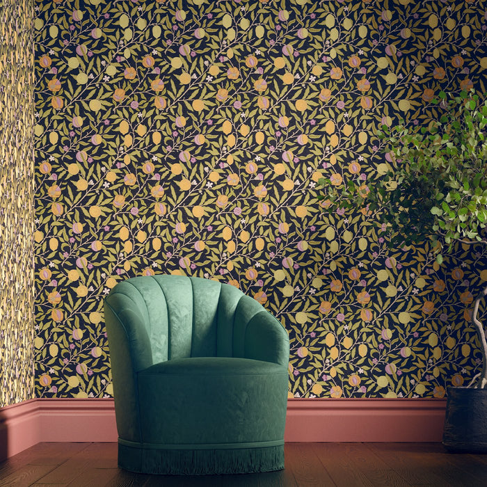 Morris & Co Fruit Twilight Wallpaper