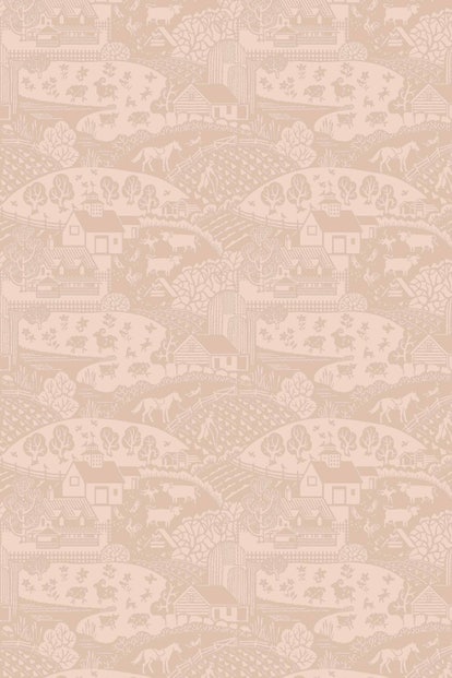 Farrow & Ball Wallpaper Gable BP5406 Pink