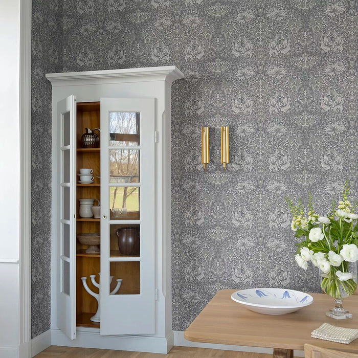 Galerie African Marigold Wallpaper Grey 82025