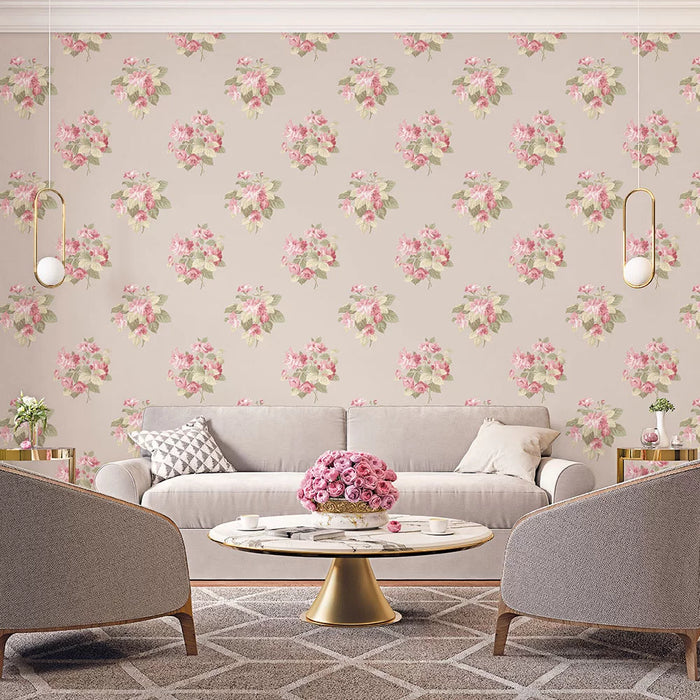 Galerie Classic Bouquet Wallpaper Pink G78501