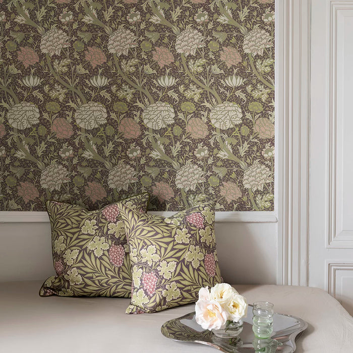 Galerie Cray Wallpaper Green/Pink 82036