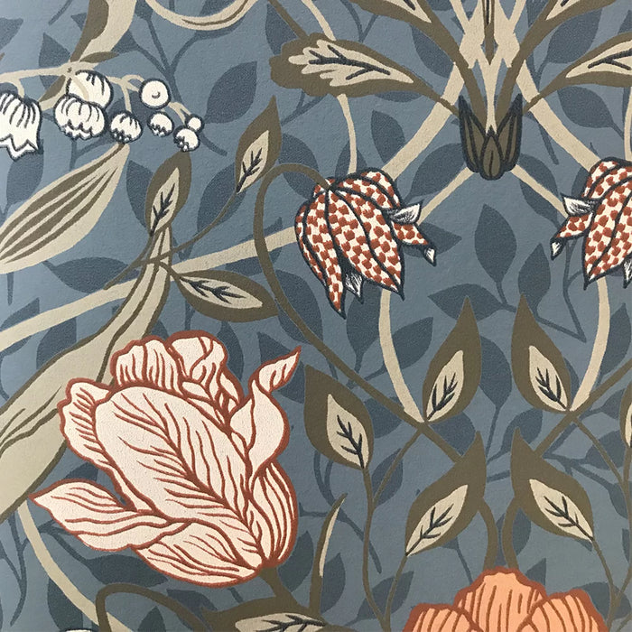 Anemone Wallpaper Filippa Blue/Pink 33009