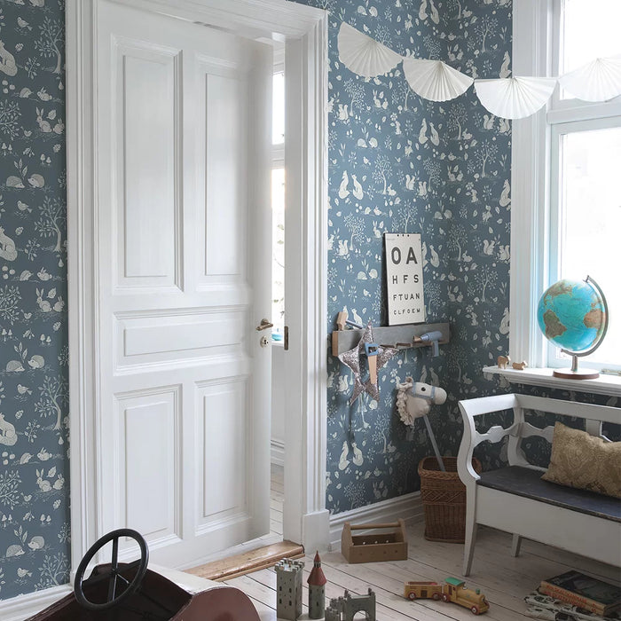 Anemone Wallpaper Ivar Blue 44129