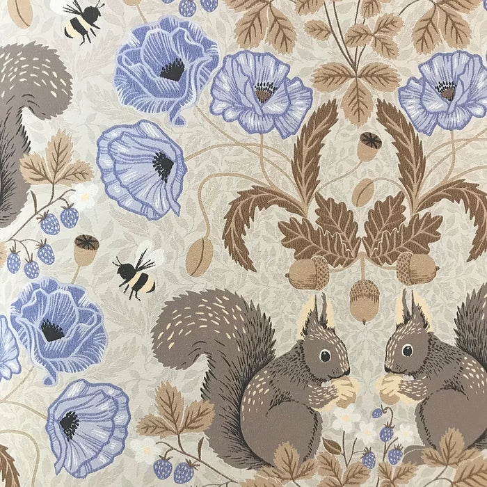 Anemone Wallpaper Kurre Blue/Brown 44121