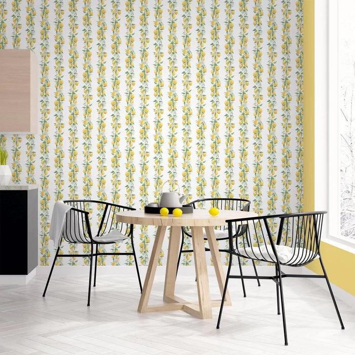 Galerie Lemon Tree Wallpaper Yellow/Beige G45440