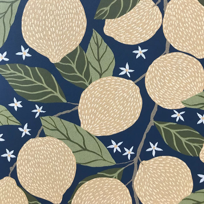 Anemone Wallpaper Lemona Dark Blue 44118