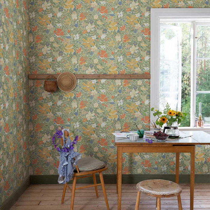 Galerie Midsommar Wallpaper Green S63018