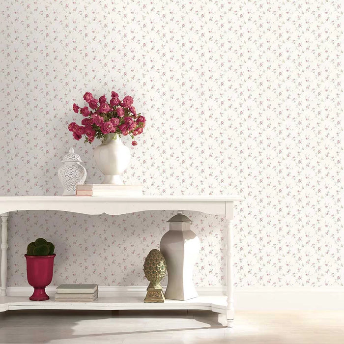 Galerie Mini Rose Trail Wallpaper Pink PF38117