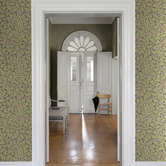 Galerie Oak Tree Wallpaper Green 82029