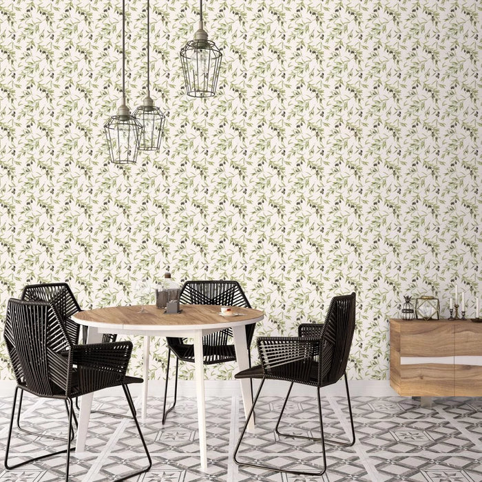 Galerie Olive Tree Wallpaper White G45450