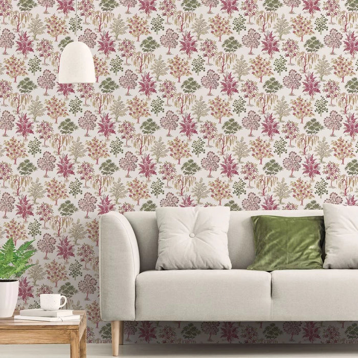 Galerie Treescape Wallpaper Blush 18558