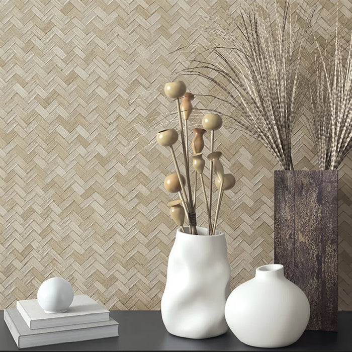 Galerie Woven Basket Wallpaper Beige 33309