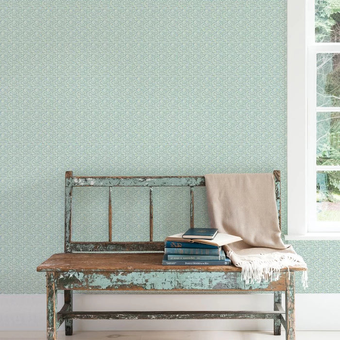 Galerie Zig Zag Wallpaper Teal G56693