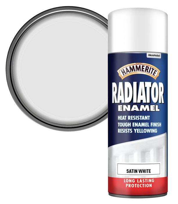 Hammerite 400ml Aerosol Radiator Enamel White