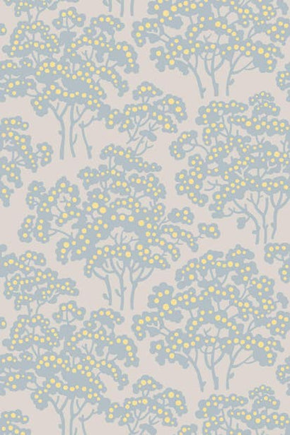 Farrow & Ball Wallpaper Hornbeam BP5006 Pale Blue — Abington Decorating ...