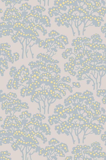 Farrow & Ball Wallpaper Hornbeam BP5006 Pale Blue