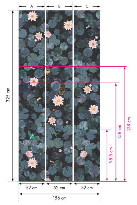 Little Greene Lily Pads Hicks Blue