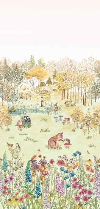 Little Greene Potter's Woodland Mural Harvest