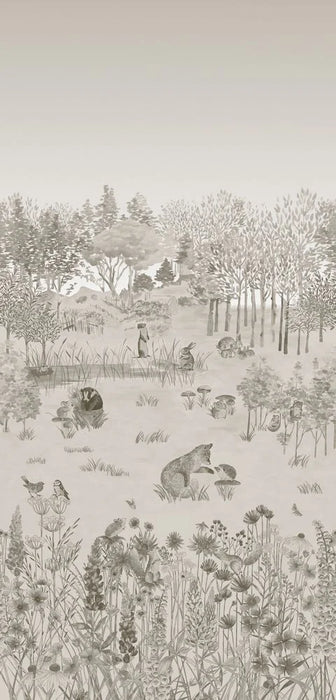 Little Greene Potter's Woodland Mural Stone