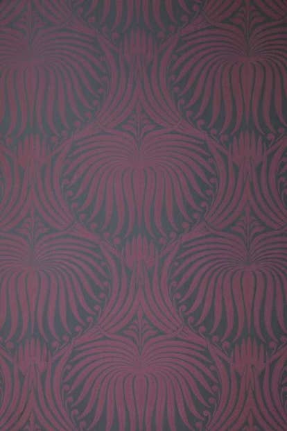 Farrow & Ball Wallpaper Lotus  BP 2065 Brinjal