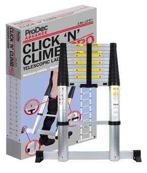 Click 'n' Climb Telescopic Ladder, 3.8m - CCTL38B