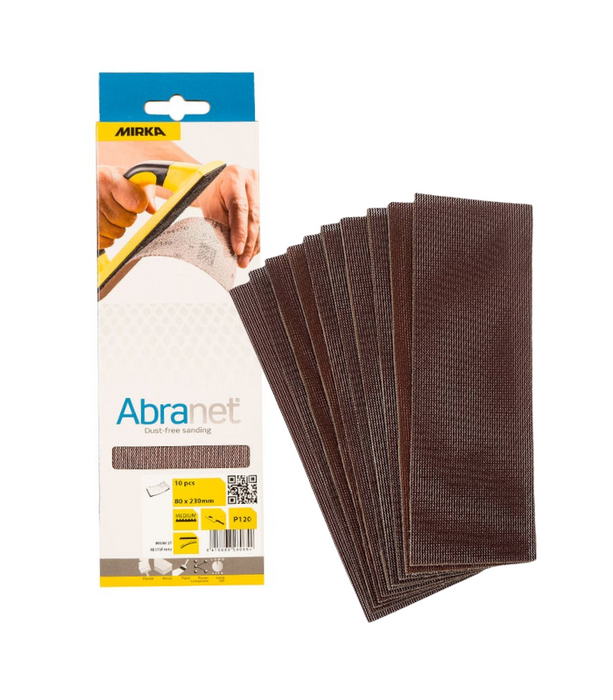 Mirka Abranet 80x230mm Grip 10/Pack - Assorted Grits
