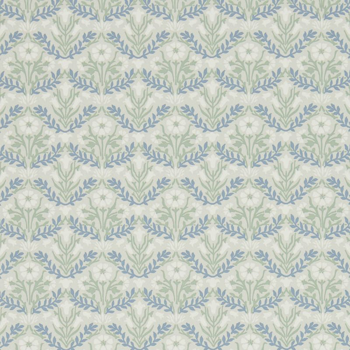 Morris & Co Bellflowers Grey/Fennel Wallpaper