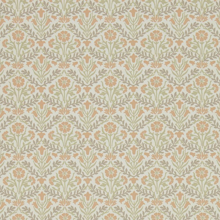 Morris & Co Bellflowers Saffron/Olive Wallpaper