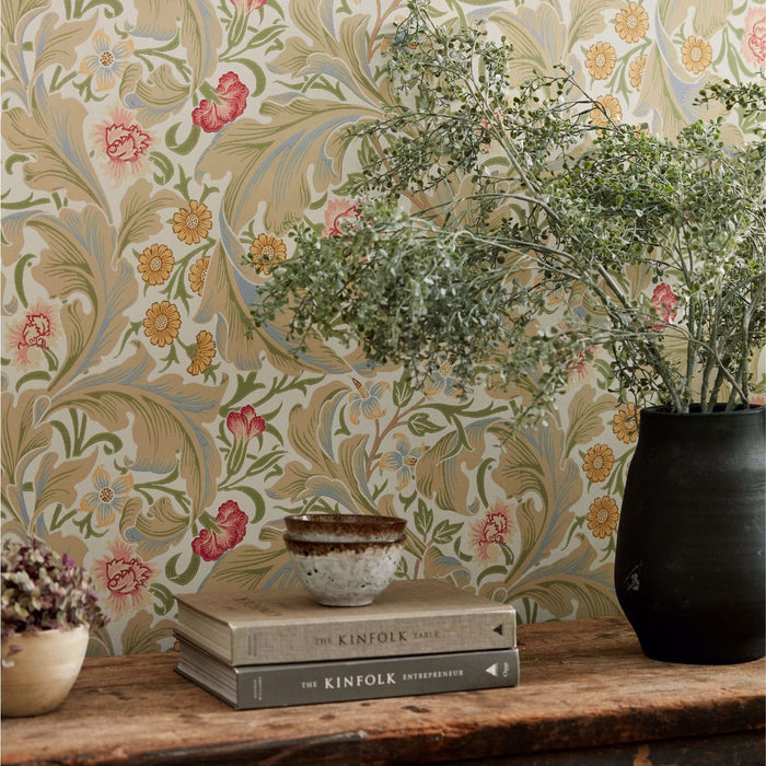 Morris & Co Leicester Marble/Rose Wallpaper