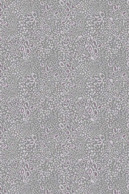 Farrow & Ball Wallpaper Ocelot BP 3705 Lilac/ Charcoal Grey