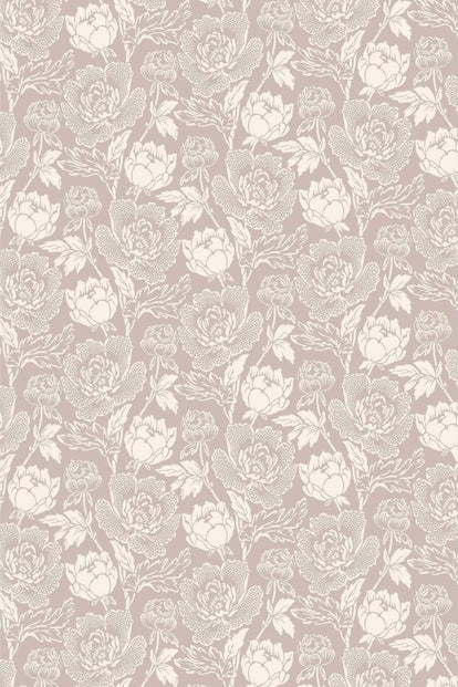 Farrow & Ball Wallpaper Peony BP2302 White/Taupe