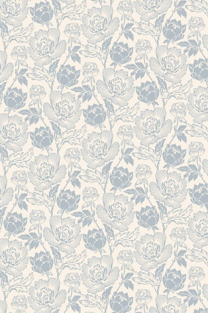 Farrow & Ball Wallpaper Peony BP2317 Sky Blue/Off White