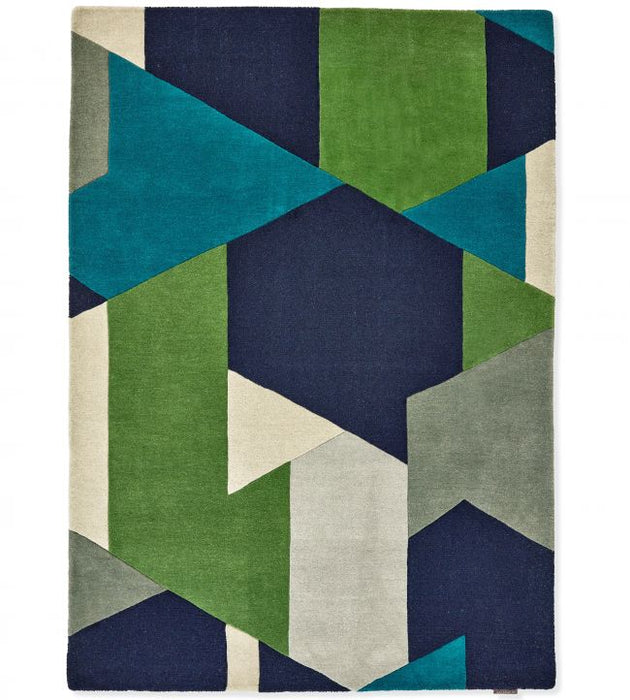 Harlequin Popover Rug Amazonia/Sea Glass/Forest/Japanese Ink