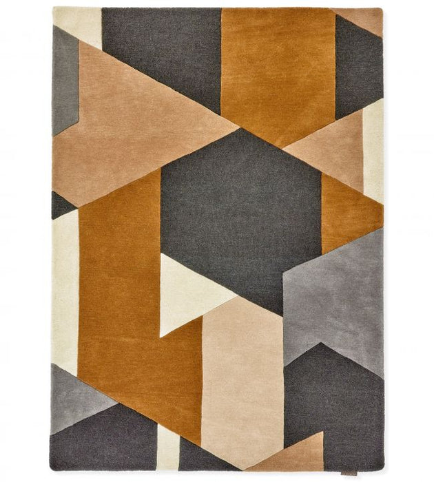 Harlequin Popover Rug Caramel/Slate/Shell