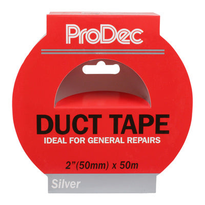 ProDec 2" x 50m Silver Duct Tape - PTDT50
