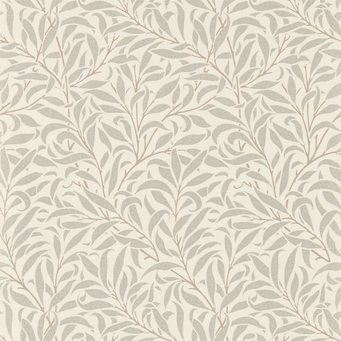 Morris & Co Pure Willow Bough Ecru/Silver Wallpaper