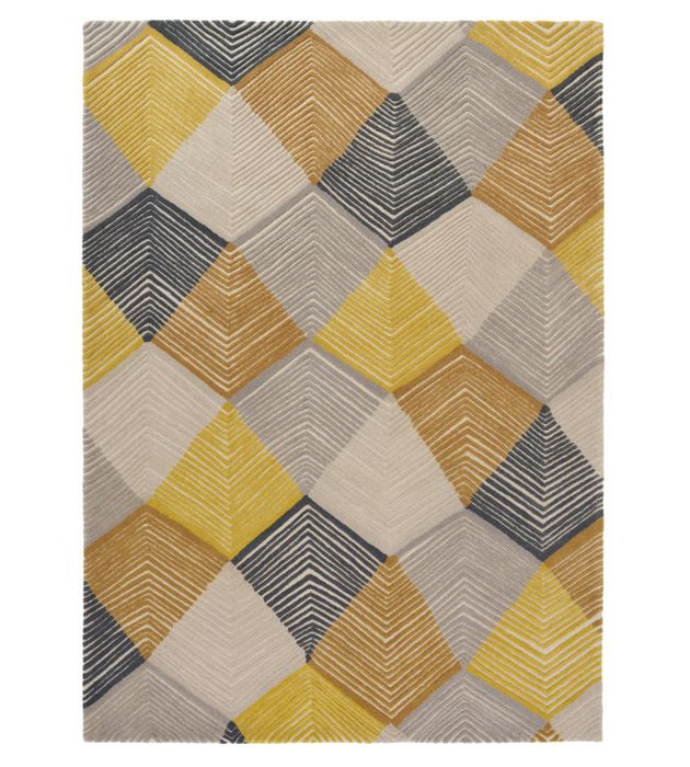 Harlequin Rythm Rug Saffron