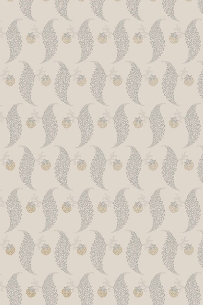 Farrow & Ball Wallpaper Rossyln BP1908 Grey Blue / Off White