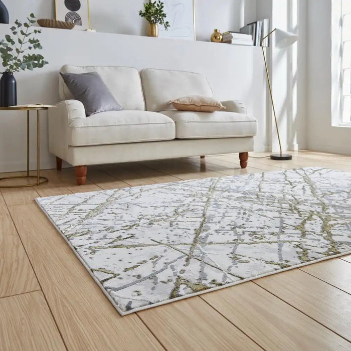 Artemis B8403A Gold/Silver Modern Abstract Rug
