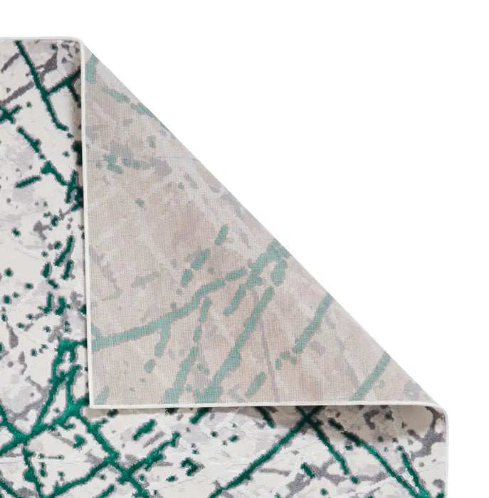 Artemis B8403A Green/Silver Modern Abstract Rug