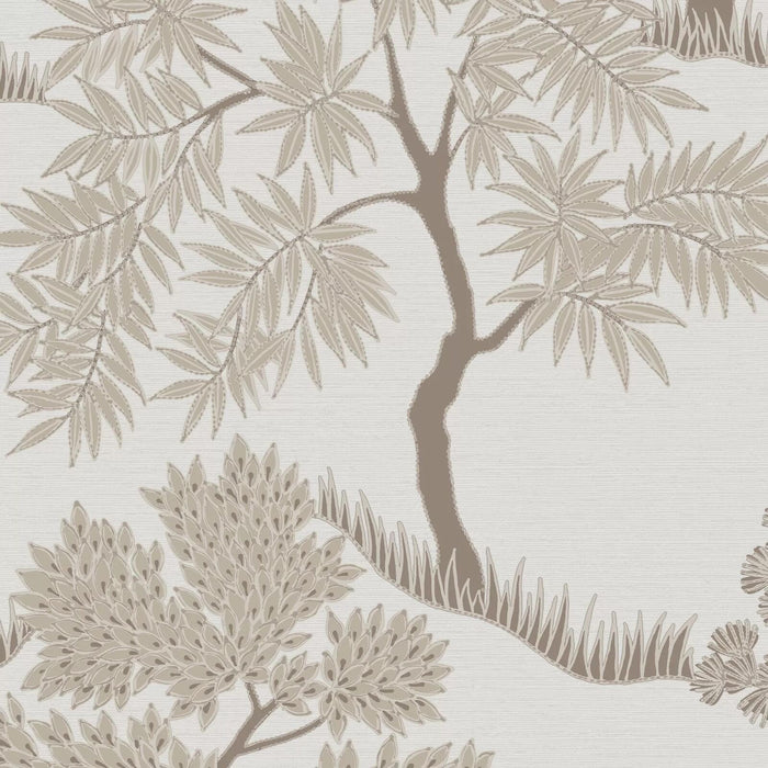 Trees Wallpaper Natural/Gold